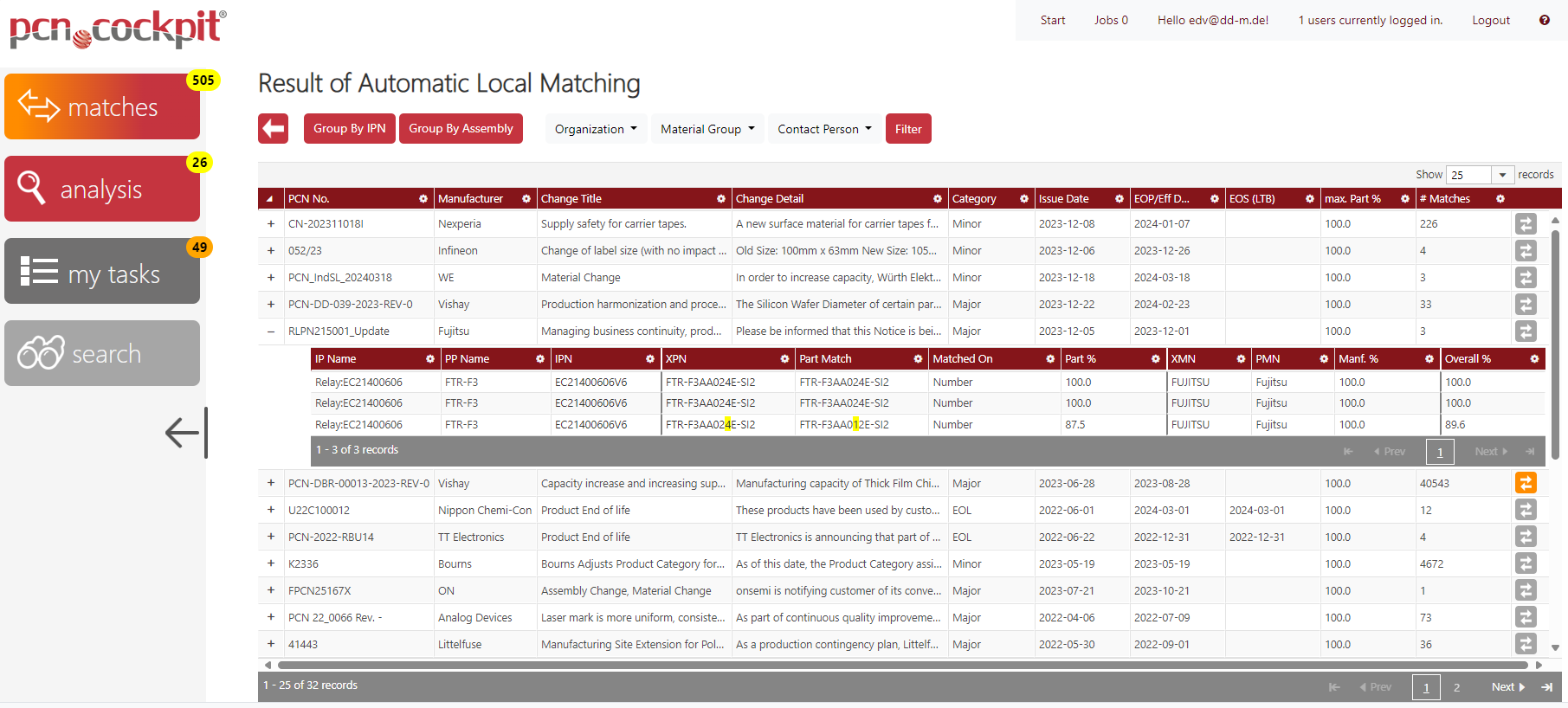 Matching-Automatic-Local