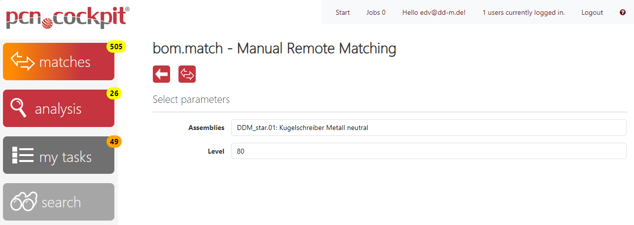 Matching-Manual-Remote